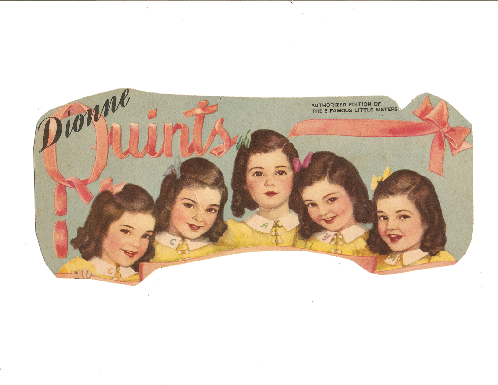 Dionne quintuplets paper dolls sales